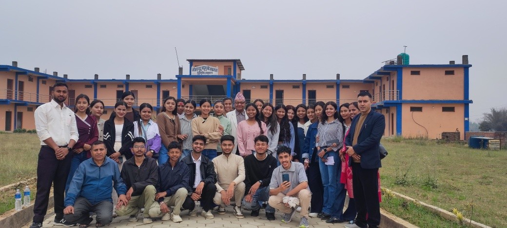 मिति २०८२ साल चैत्र ६ गते हाम्रो यस क्याम्पसबाट उद्यमशीलता विषय अन्तर्गत आयोजना गरिएको स्थलगत भ्रमण तथा अवलोकन कार्यक्रम सफल, उपलब्धिमूलक तथा स्मरणीय रहोस् भन्ने हार्दिक शुभकामना व्यक्त गर्दछौँ।